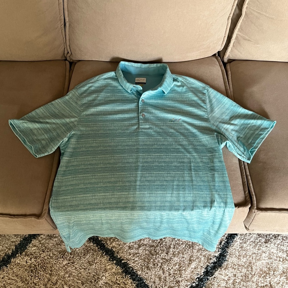 Greg Norman Aqua Golf Polo